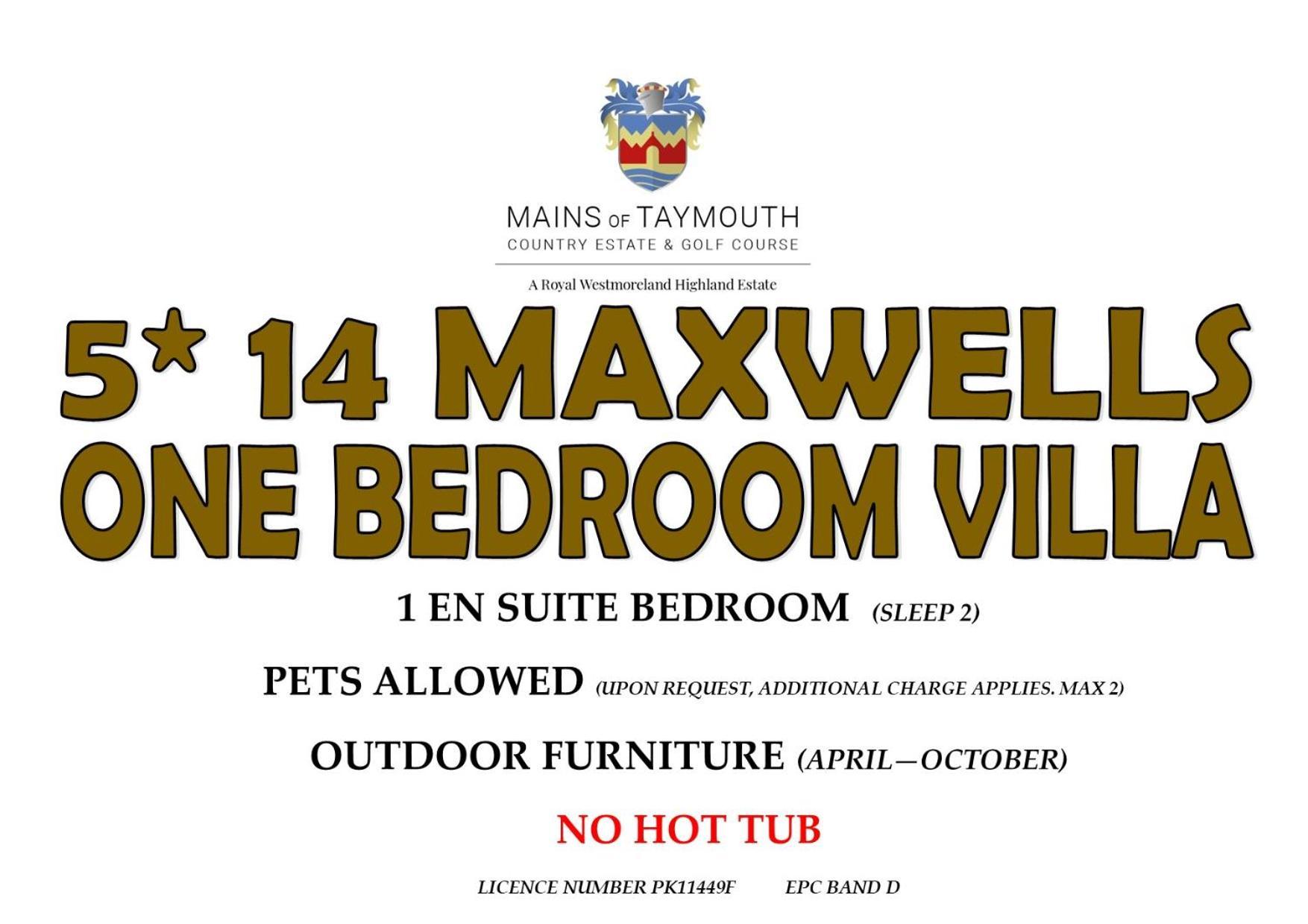 Mains Of Taymouth Country Estate 5* Maxwell Villas Kenmore  Ngoại thất bức ảnh
