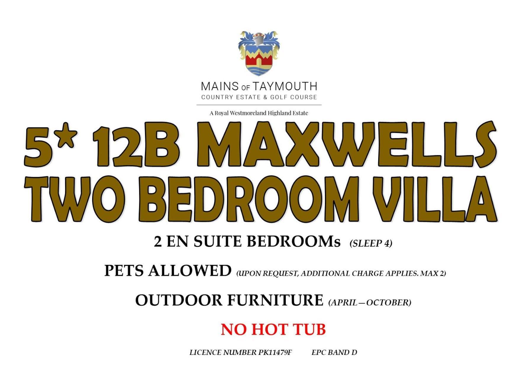 Mains Of Taymouth Country Estate 5* Maxwell Villas Kenmore  Ngoại thất bức ảnh