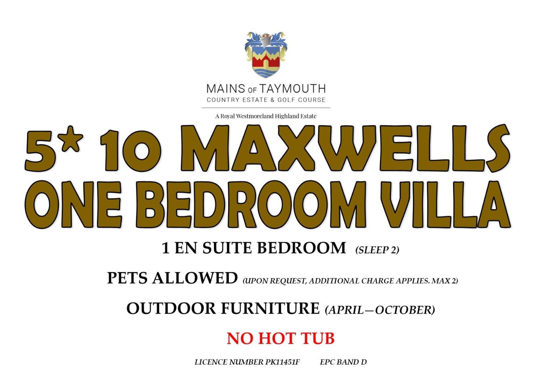 Mains Of Taymouth Country Estate 5* Maxwell Villas Kenmore  Ngoại thất bức ảnh